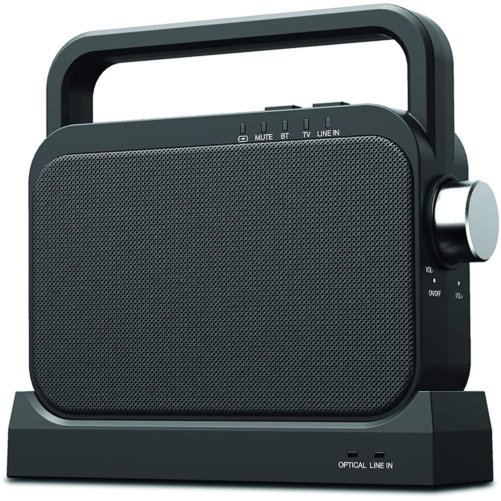 COBY Wireless Digital Hearing Amplifier TV Audio Speaker for Hard of ...