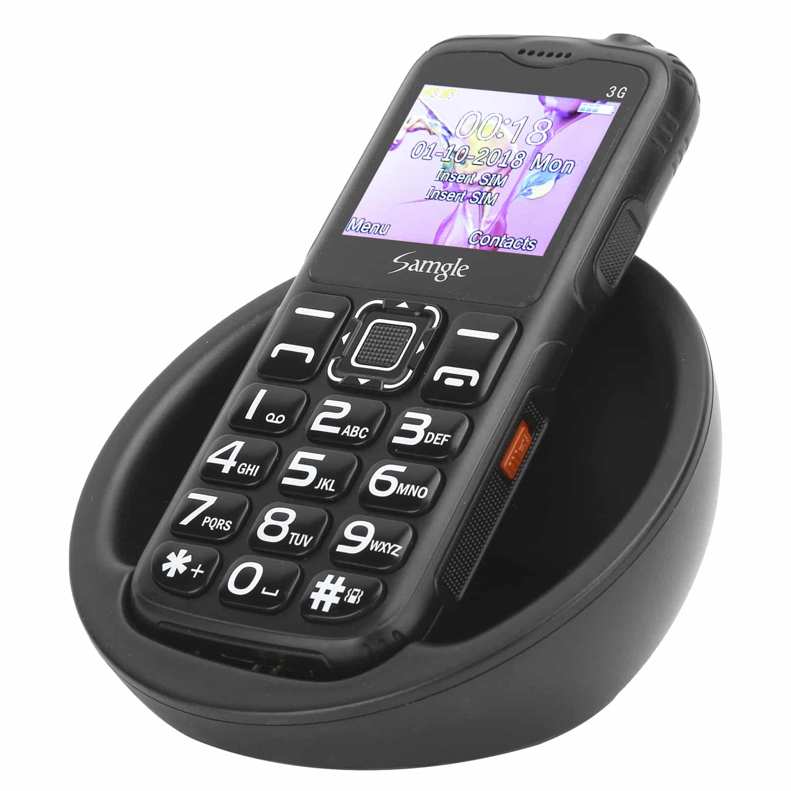Large Button Easy to use Mobile Phone for the Elderly 3G Senior Button ...
