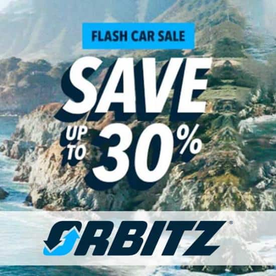 Up to 30% Off Car Rentals in Flash Sale